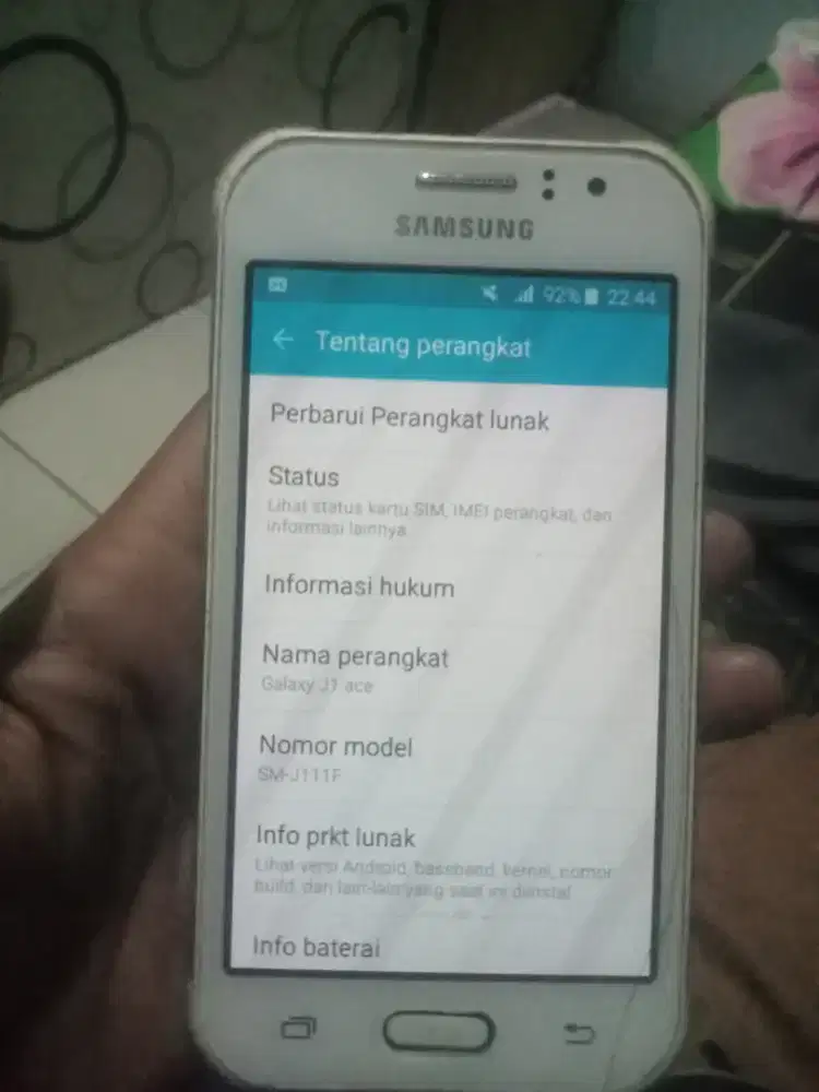 samsung j1 ace minus batre