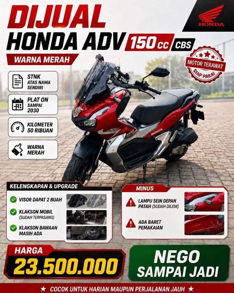Jual ADV 150cc Bekas 2021