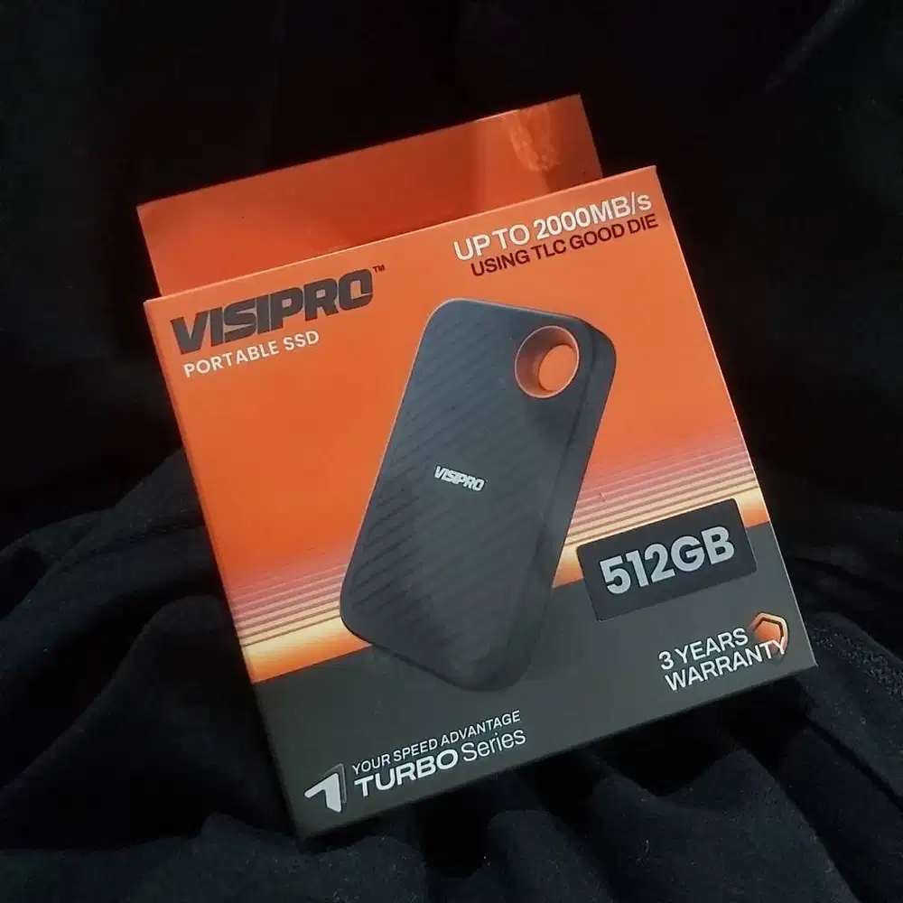 VISIPRO Portable SSD Turbo Series 512GB — NEW SEGEL