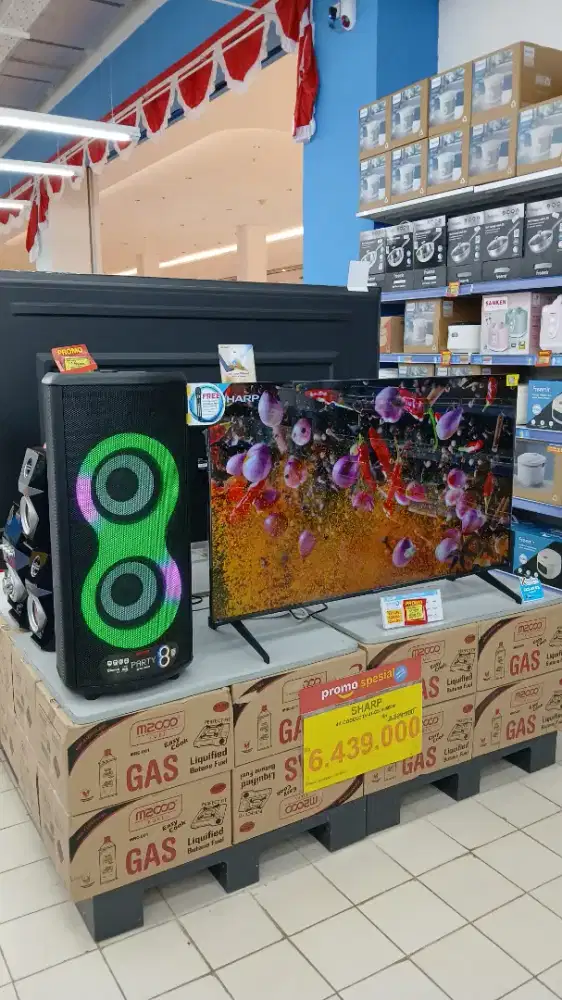 Google TV sharp pakai home kredit bunga 0%