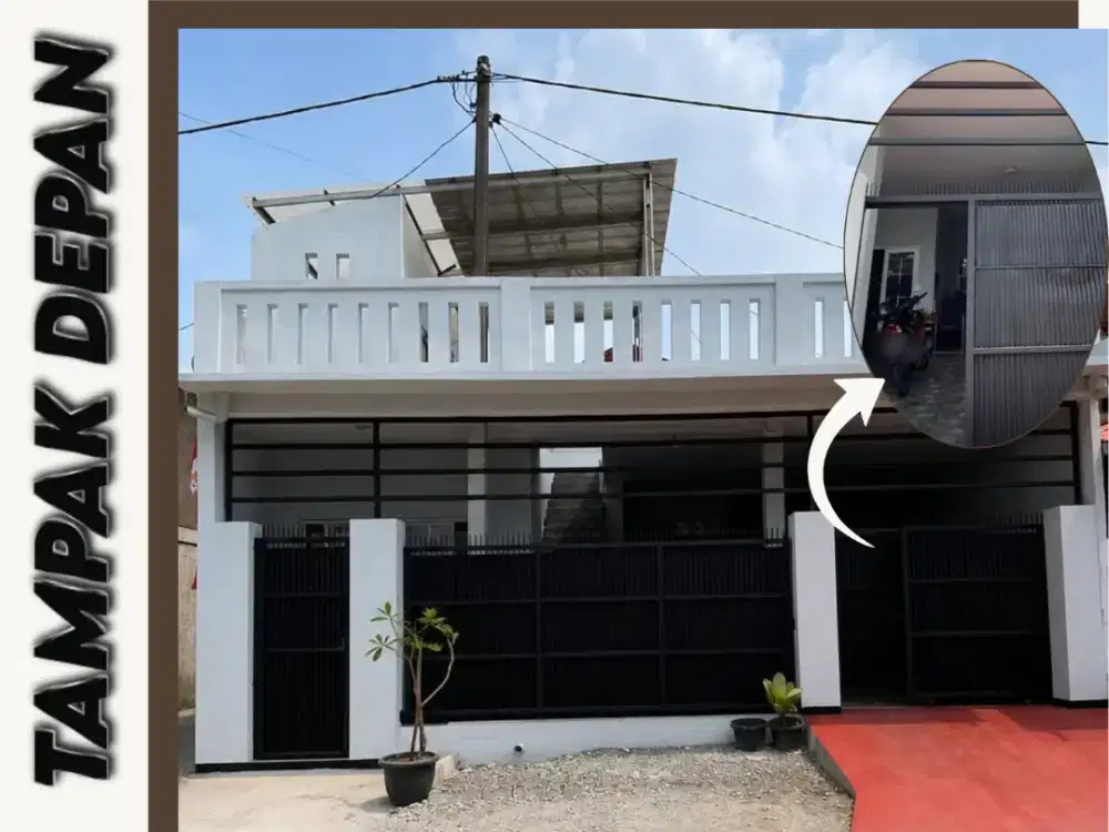 Rumah Hook Pinggir Jalan Strategis Bekasi Timur Cocok Usaha Kost Cafe