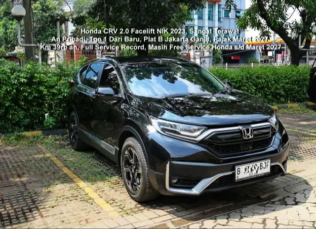 Honda CRV 2.0 Pribadi 2023 Km 39.000 Facelift Sangat Terawat
