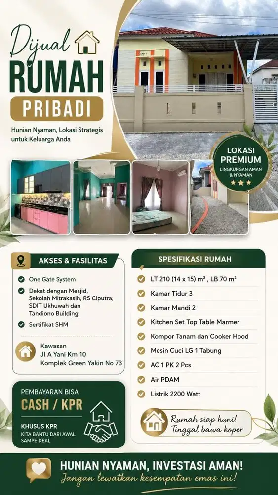 Dijual dibawah harga pasar / Jual cepat