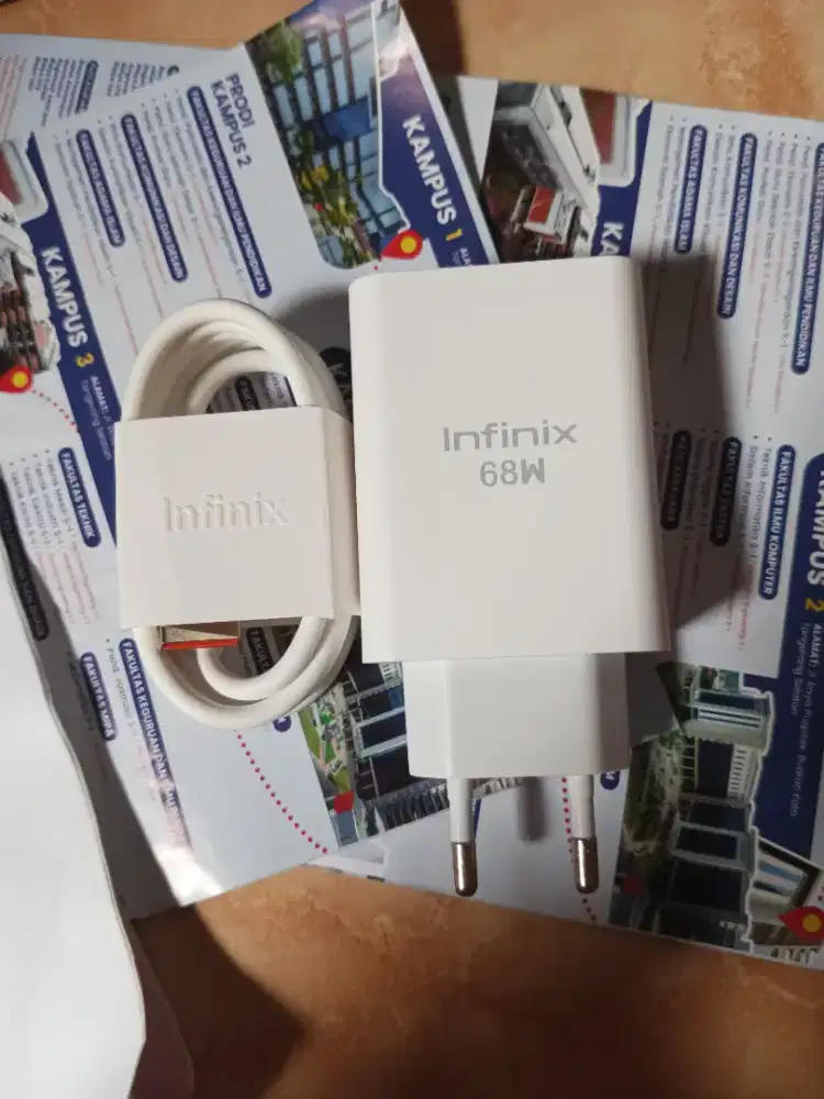 Charger Infinix 68W original pabrik - Desimal aktif fast charging