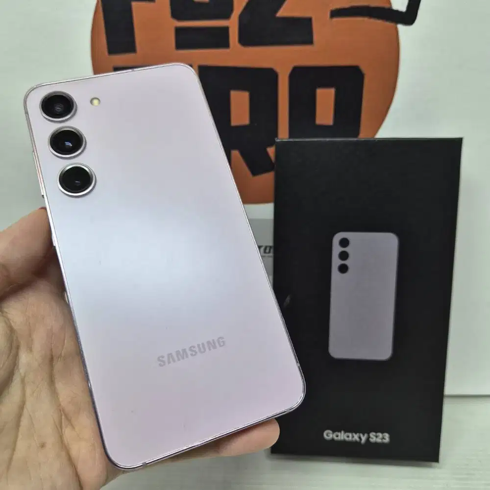 SIAP COD :  Samsung Galaxy S23 8/256GB Lavender Fullset LIKE NEW