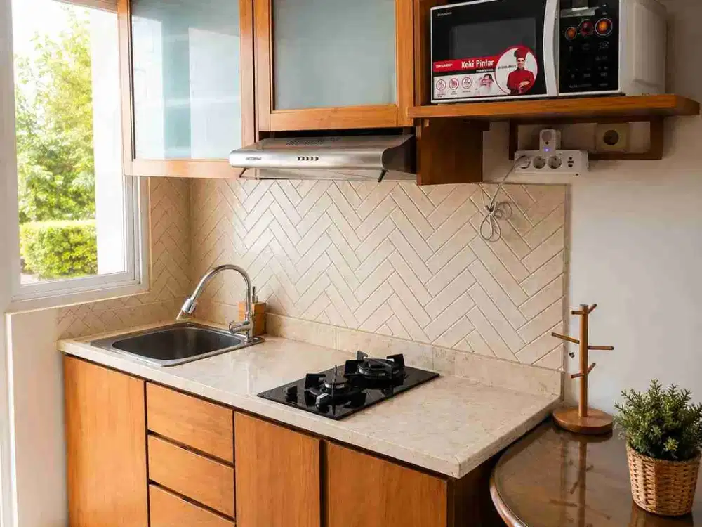 EDUCITY 2 BR ‼ Sewa Apartemen Pakuwon City Furnish Baru Renovasi dekat ITS Sukolilo