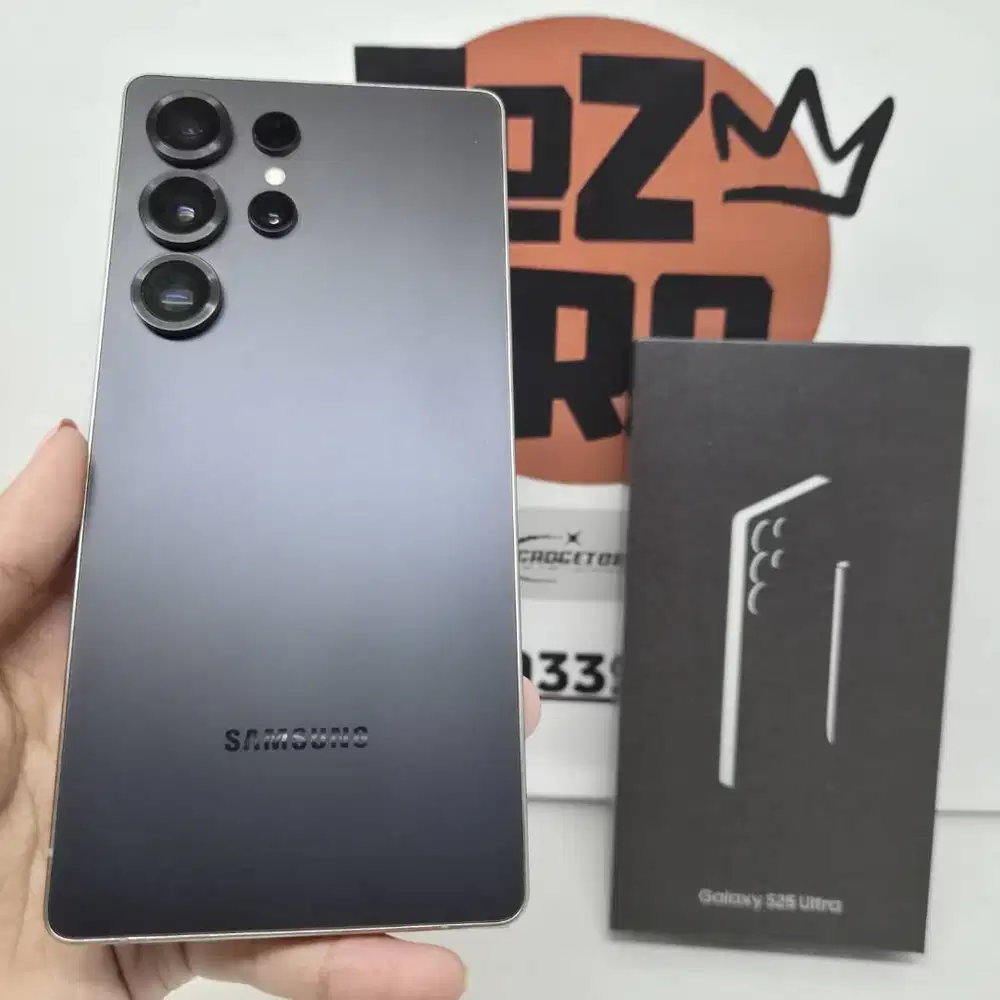 SIAP COD :Samsung S25 Ultra Titanium Black 12/256GB FULLSET  Ex Sein