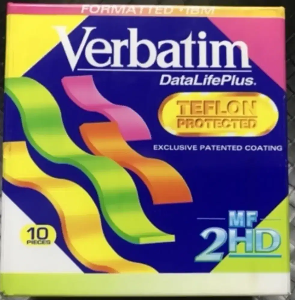 Verbatim DataLifePlus 3.5 Floppy Disk MF2HD (10 pcs)