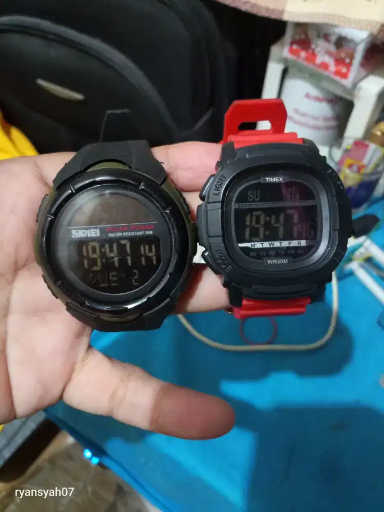 Jam tangan skmei dn timex