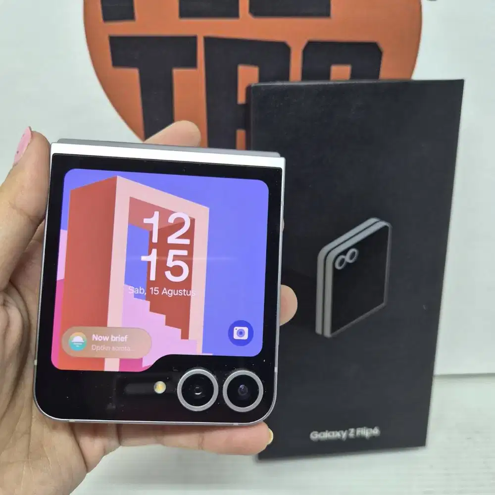 Samsung Z Flip 6  Silver 12/256GB FULLSET Mulus No Minus