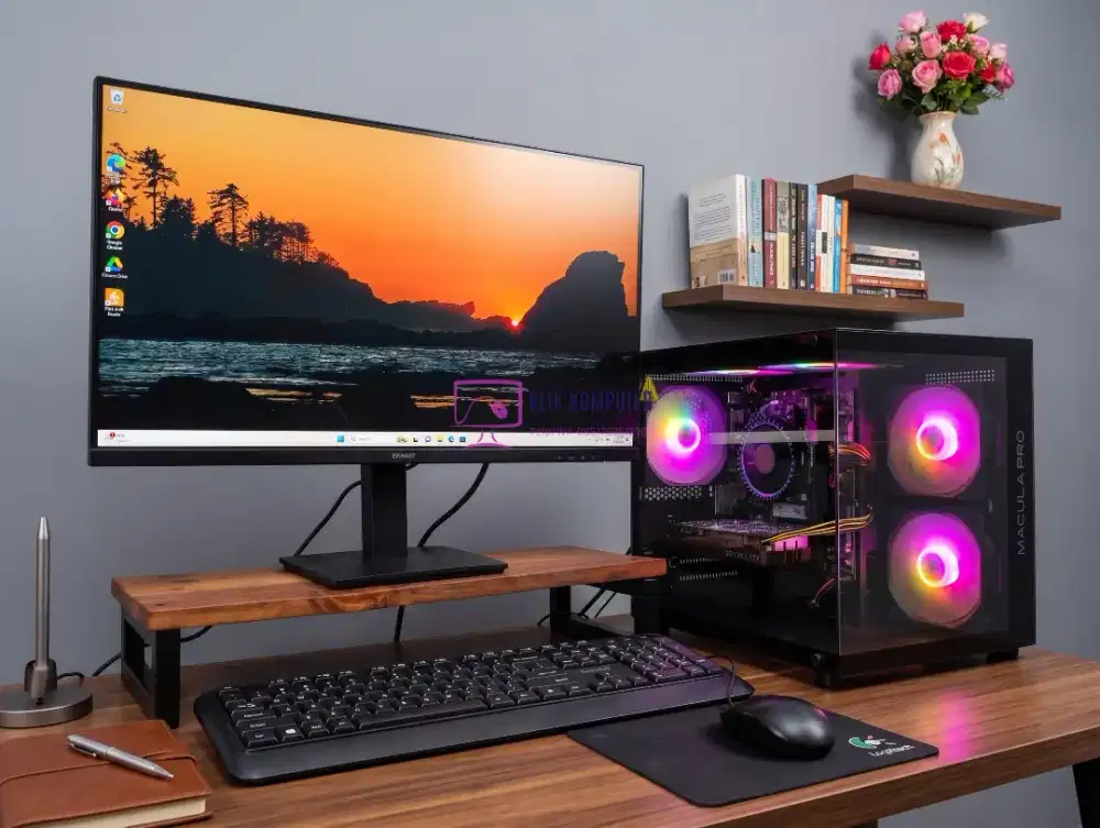 Paket PC Gaming Live Streaming Editing Hemat