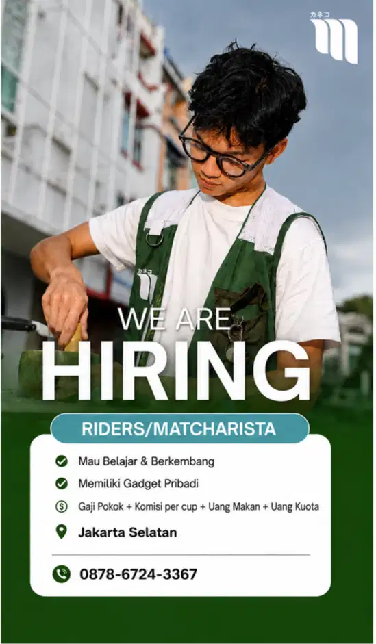 Riders (Matcharista) keliling - Jakarta Selatan
