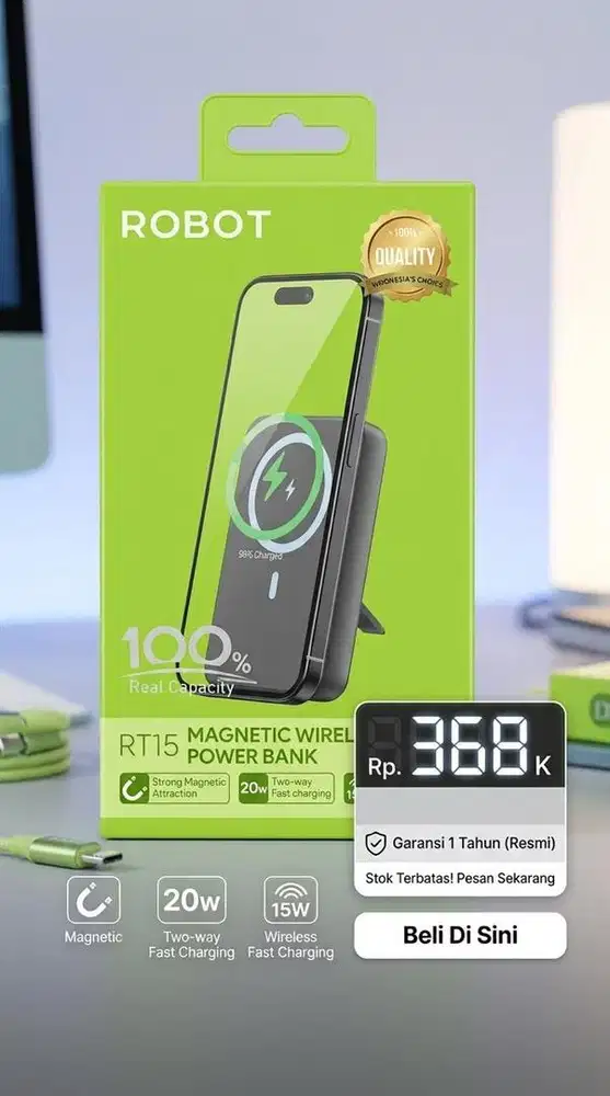Powerbank Robot RT15