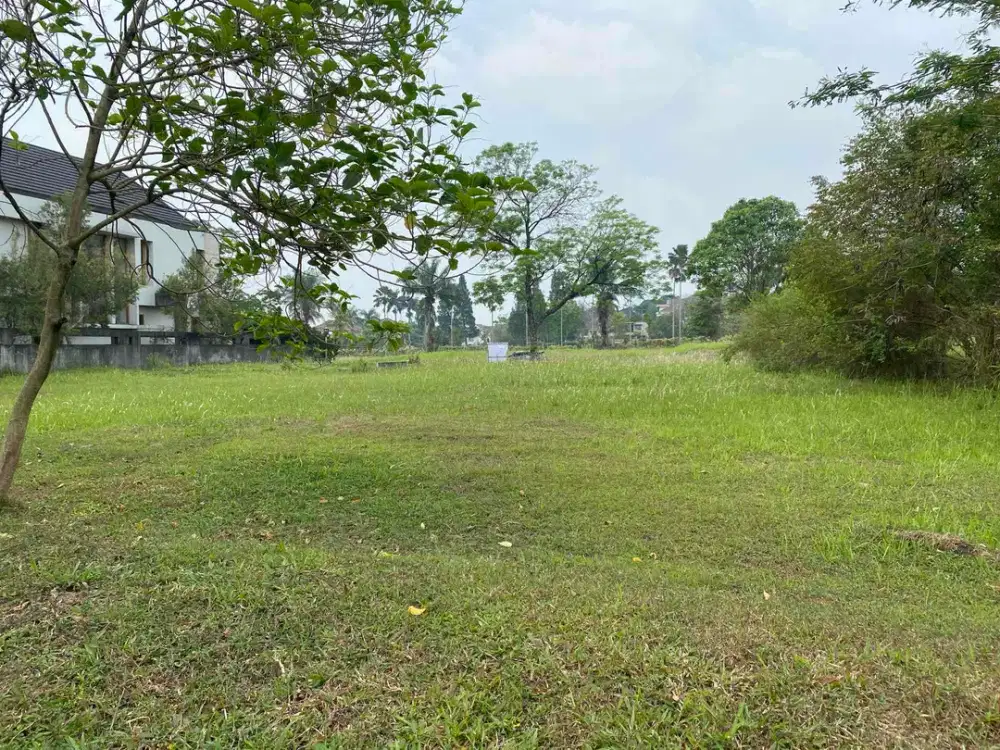 Kavling Golf Exclusive Luas 357m2 Hadap Utara, Lokasi Strategis Dekat Akses TOL
