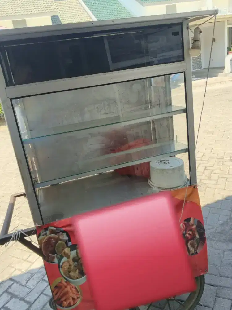 Dijual Rombong Aluminium Kondisi masi bagus dan layak pakai