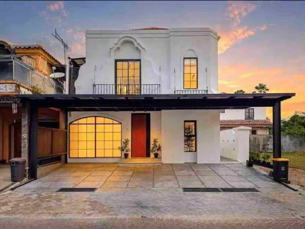 Rumah Serpong Bsd ada Kolam Renang Pribadi dan Furnish Cakep Banget