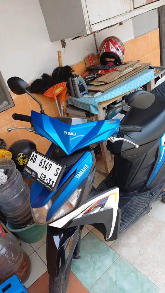 Motor Yamaha Mio M3 2022 biru Second