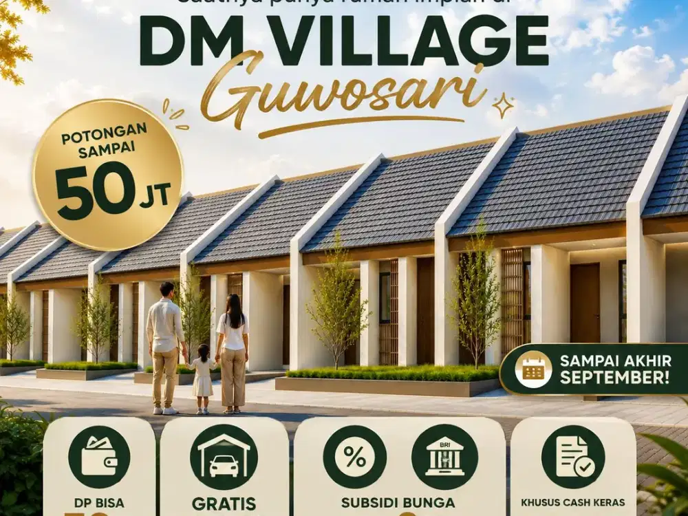 Rumah DM Murah DP 30juta di Kota Bantul 2026