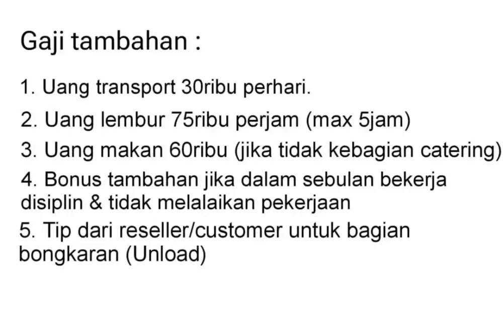 DIBUTUHKAN PRIA & WANITA