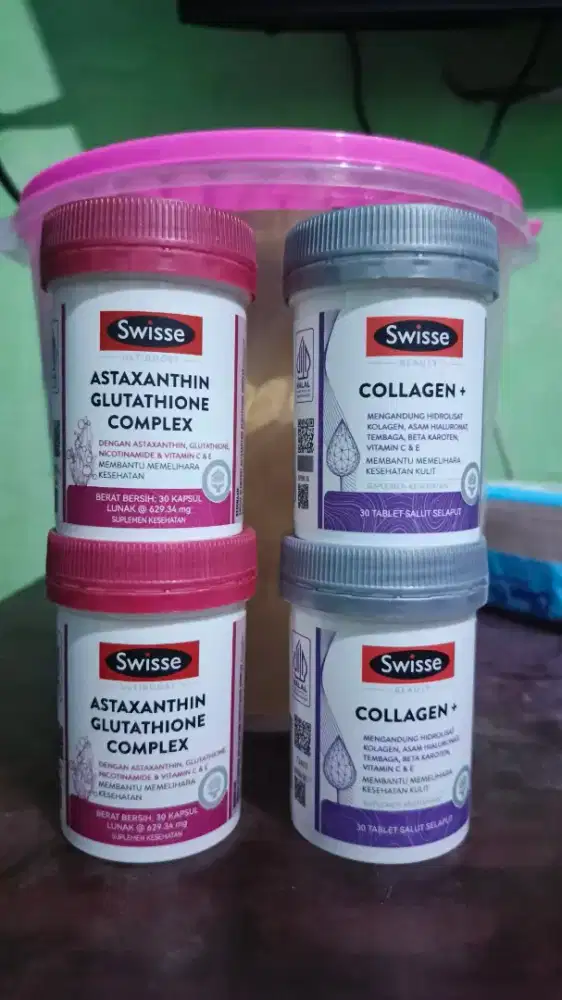 Collagen+ astaxanthin glutathione complex