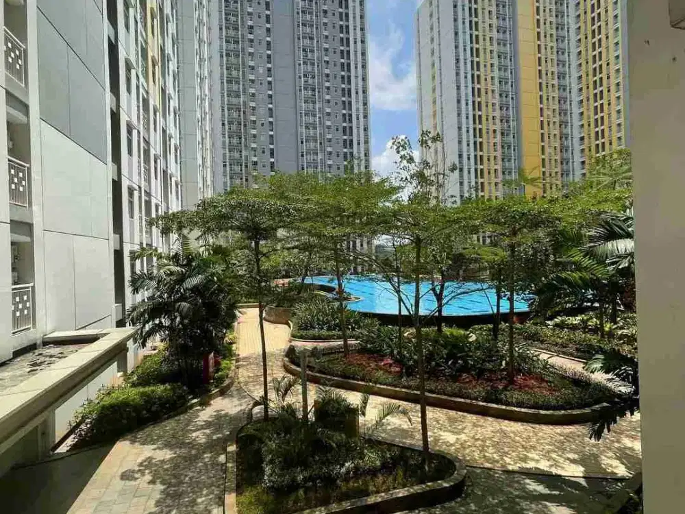 apartemen studio full furnish sumarrcin bekasi