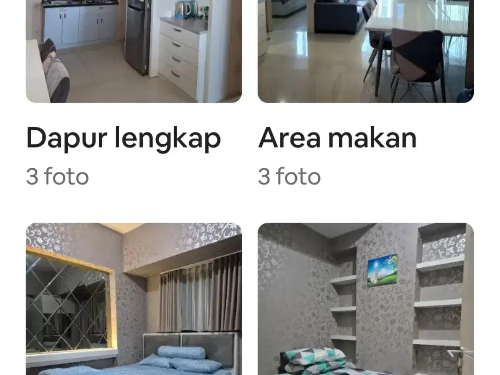 Sewa Bulanan 4,5Jt Apartemen Orchard Studio Full Furnish Lantai 27 pakuwon Mall
