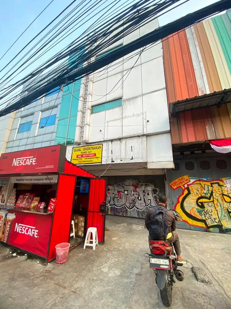 di jual ruko 3 lt lokasi sawah besar jkt pusat lt 388m2 lb 1541m