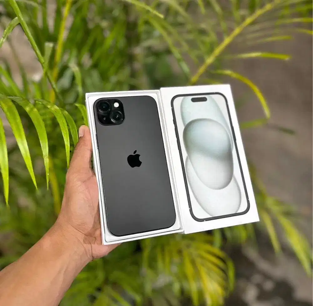 IPHONE 15 PLUS 128GB HITAM EX INTER ALL OPERATOR