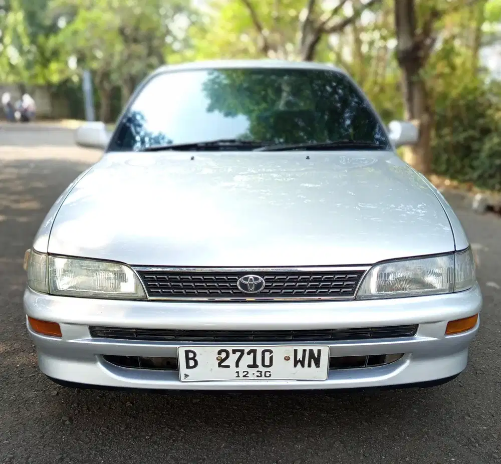 Toyota Corolla Great 1.6 SEG Manual 1995 Silver Tgn 1 Dari Baru Antik