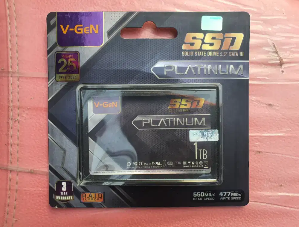 SSD V-GeN Platinum 1TB SATA III Solid State Drive (2.5)