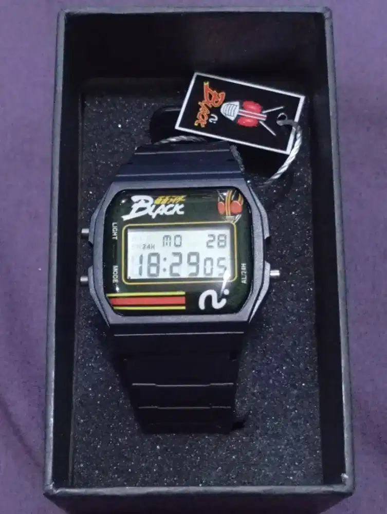 Jam Tangan Digital Kamen Raider Black