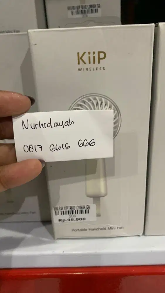 *KiiP FAN02 Portable Handheld Mini Fan*