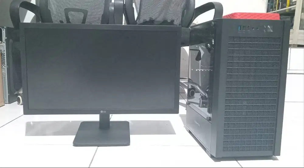 PC AMD Ryzen5 5600G Fullset Monitor 22 Inch (Gaming, Desain Grafis)