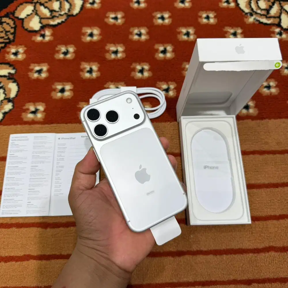 iphone 17 pro 512gb cosmic silver resmi ibox