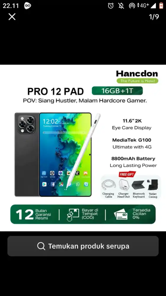 Tablet PC 1 Tera