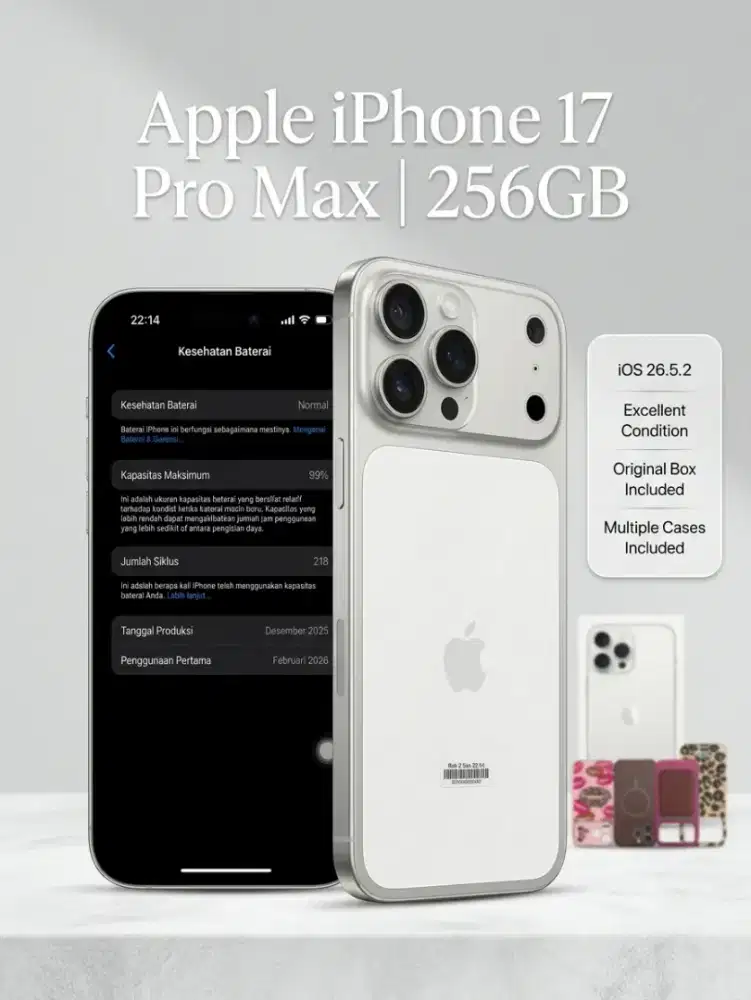 Jual Santai IPhone 17 Promax IBOX