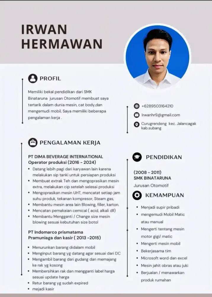 Mencari pekerjaan sebagai driver