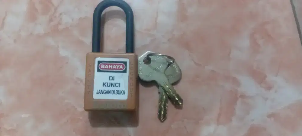 Gembok Dan Kunci Safety LOTO / Safety Padlock Lockout Tagout Lototo K3