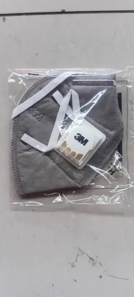 ​Masker Original 3M 9041V KN90 Carbon Active / Respirator (Eceran)