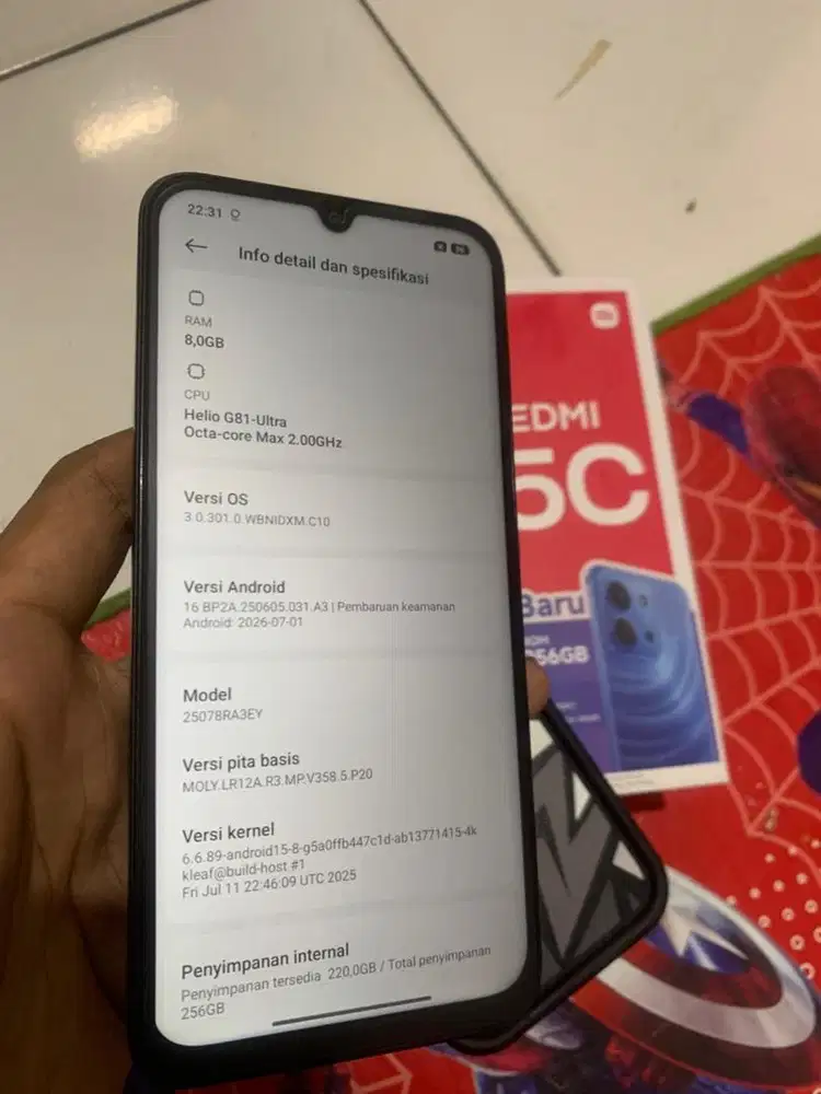 redmi 15c 8/256