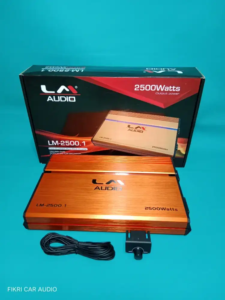 Power Monoblok LM AUDIO seri LM-2500.1 1Channel 2500Watt Audio Mobil