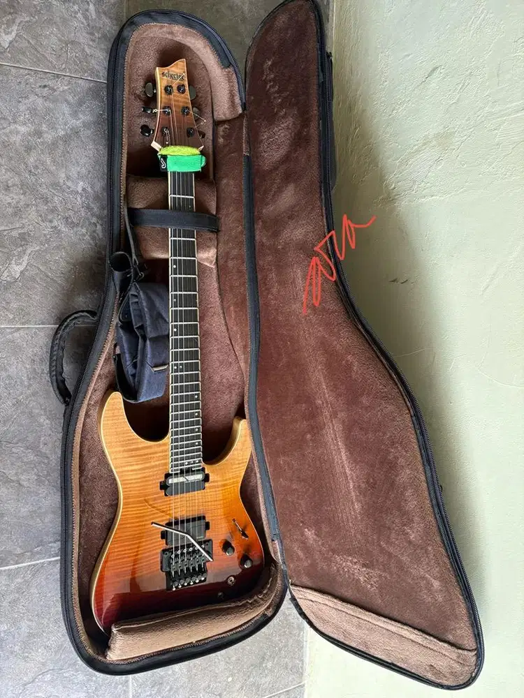 Gitar Schecter C-1 FR S SLS Elite - Antique Fade Burst