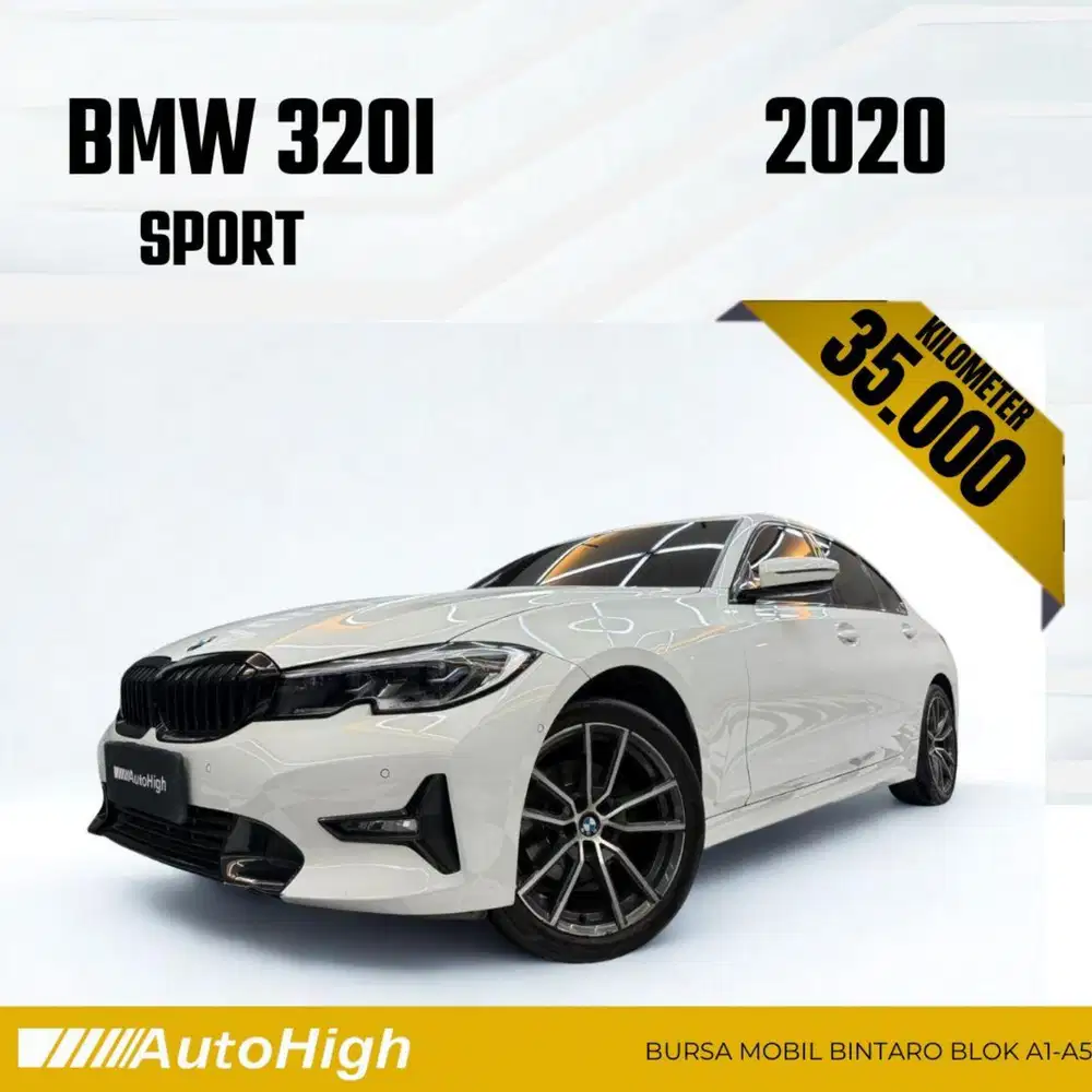 DP10% [Km35.000] 320i M-Sport 2020 White Reg 2021 #AUTOHIGH