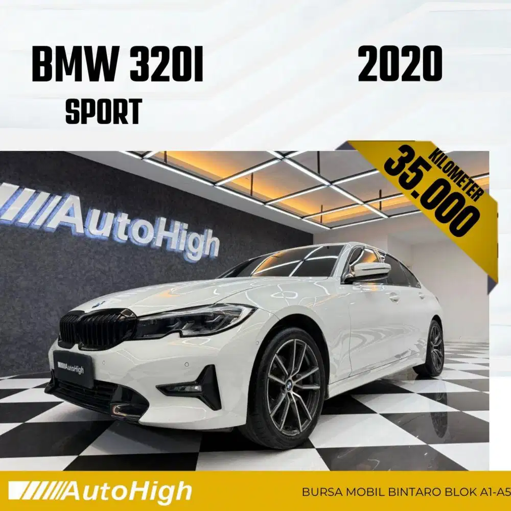 DP10% [Km35.000] 320i M-Sport 2020 White Reg 2022 #AUTOHIGH