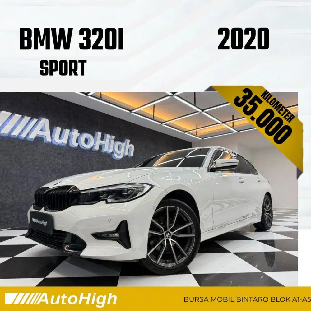 DP10% [Km35.000] 320i M-Sport 2020 White Reg 2022 #AUTOHIGH