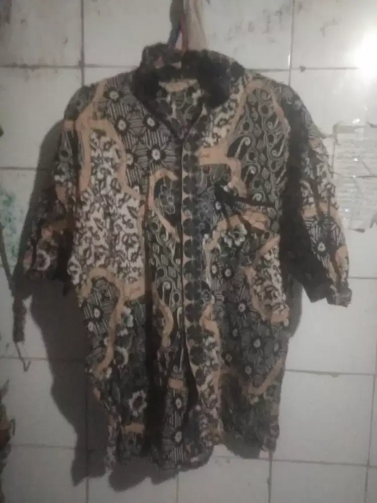 Baju batik pria dewasa L