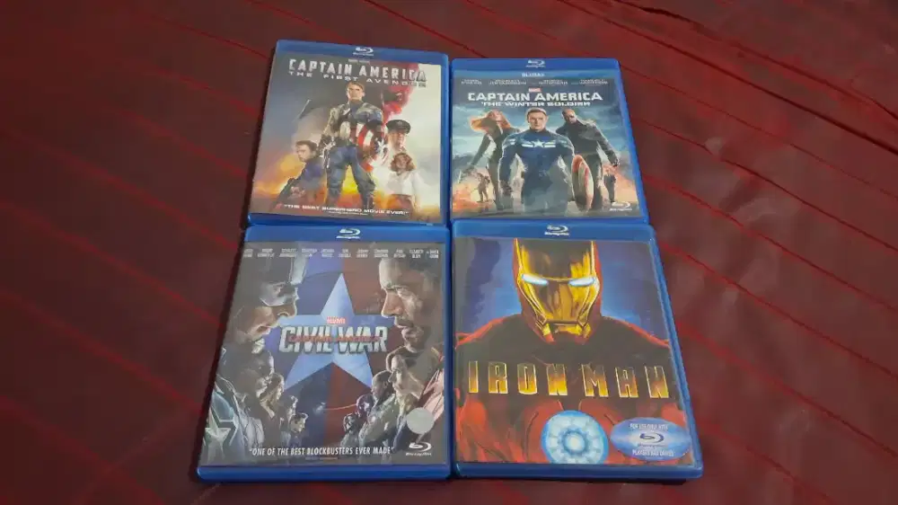 Blu-ray disc superhero Marvel (ada teks Indonesia) langka