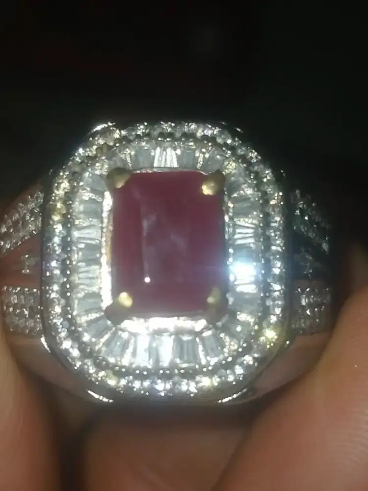 Di jual red ruby tanzania+memo