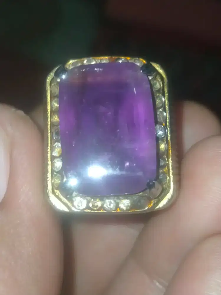 Di jual amerhyst/kecubung ungu kalimantan