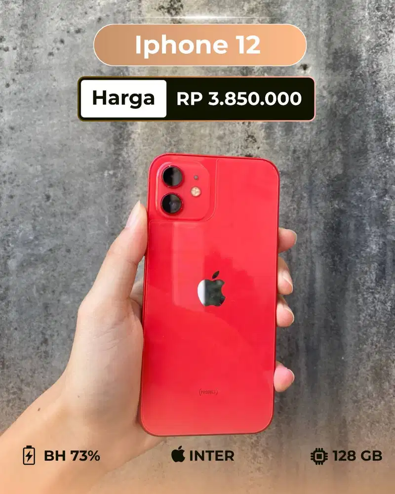 Iphone Ip 12 128 GB Inter All Operator